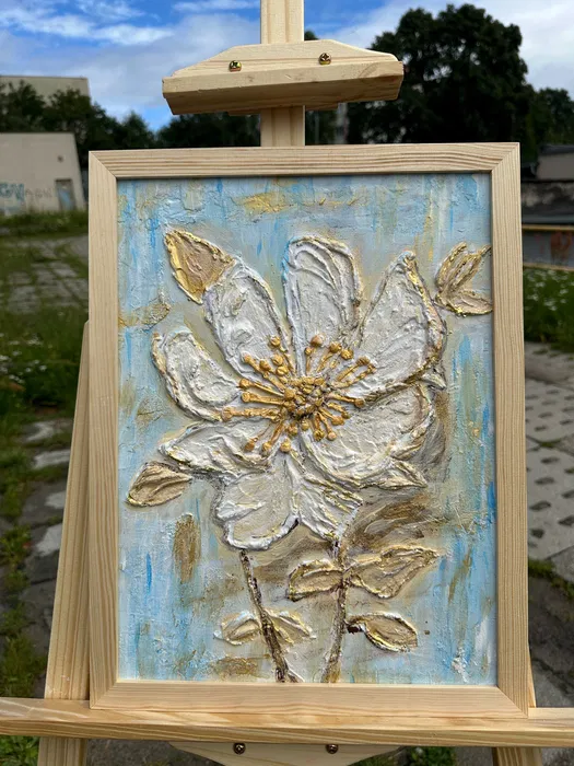 Cicha siła – Mixed media, 30 × 40 cm, Danuta Kozak