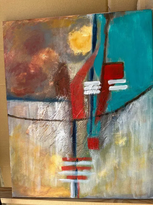 Warstwy zmierzchu  40 x 50 cm